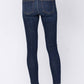 Judy Blue - Mid Rise No Destroy Skinny Denim Jeans