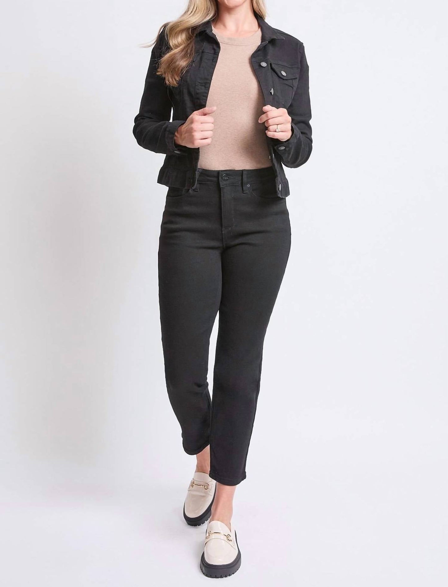 Ymi - Missy Vintage High Rise Slim Straight Jeans