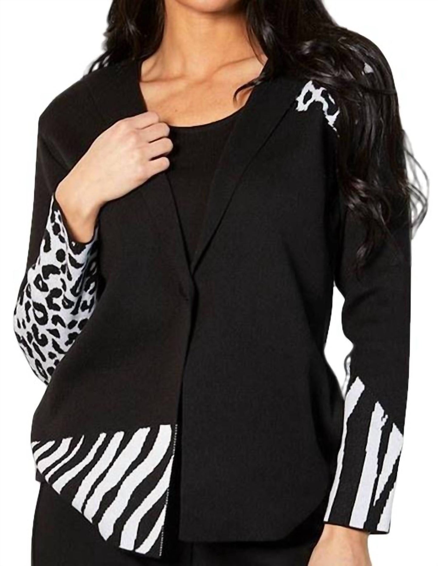Angel Apparel - Animal Print Blazer