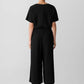 Eileen Fisher - WIDE LEG SHORT SLEEVE JUMPSUIT