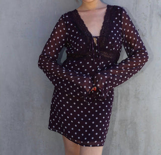 Bailey Rose - Lassie Long Sleeve Mini Dress