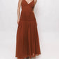 Hutch - Diamond Pleated Maxi Dress