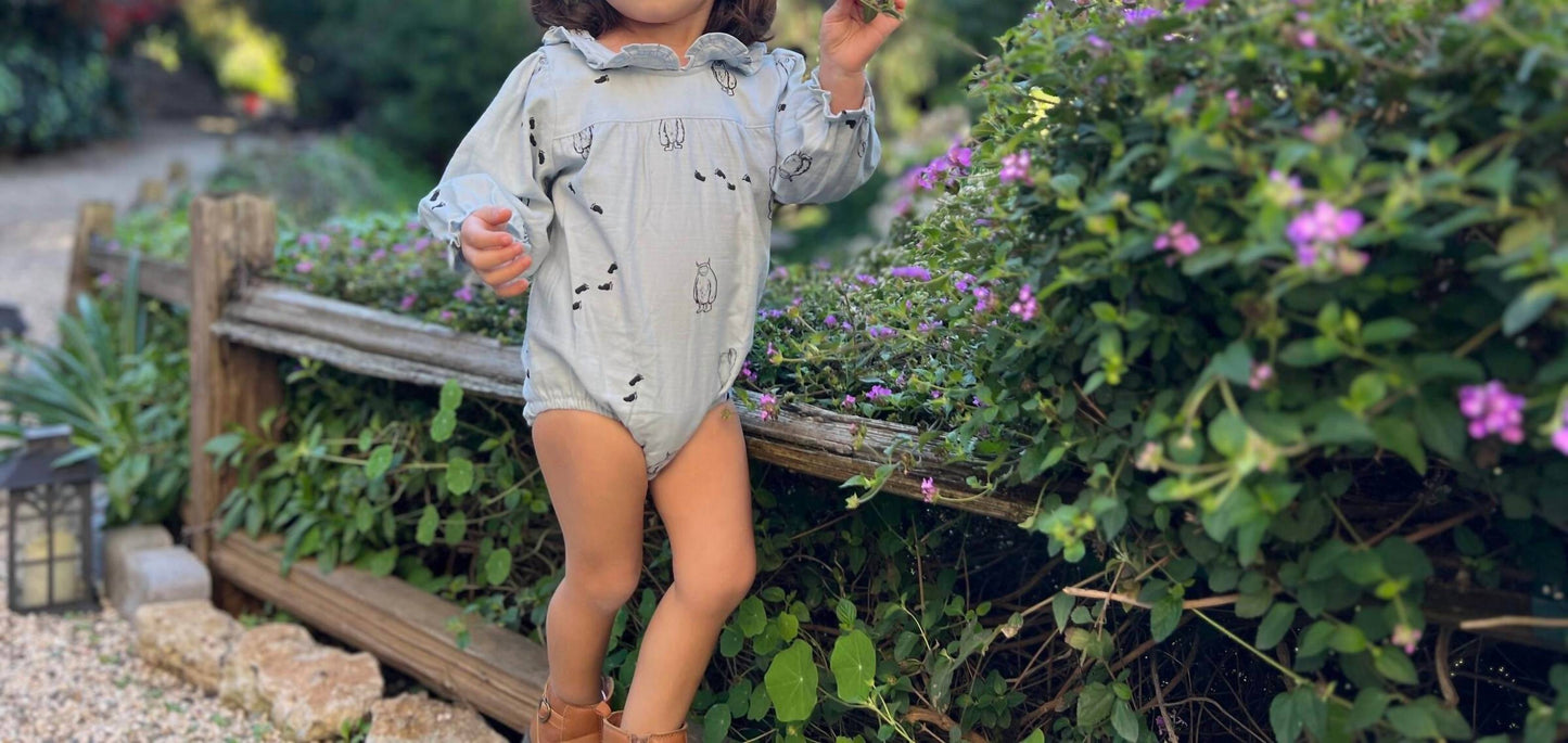 Ettie + H - Girl's Florence Yeti Bubble Romper