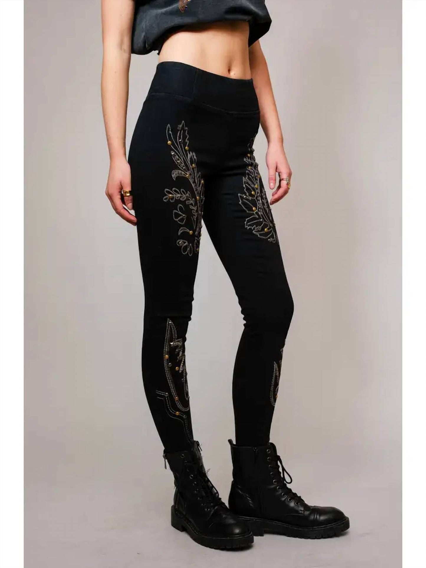 Blue B - Sloane Wide Waist Stretch Denim Jeans