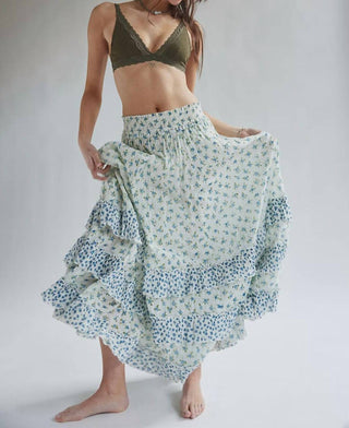 Free People - Saia longa estampada Brynn