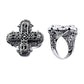 Bali - Women's Cross Shape Scroll Statement