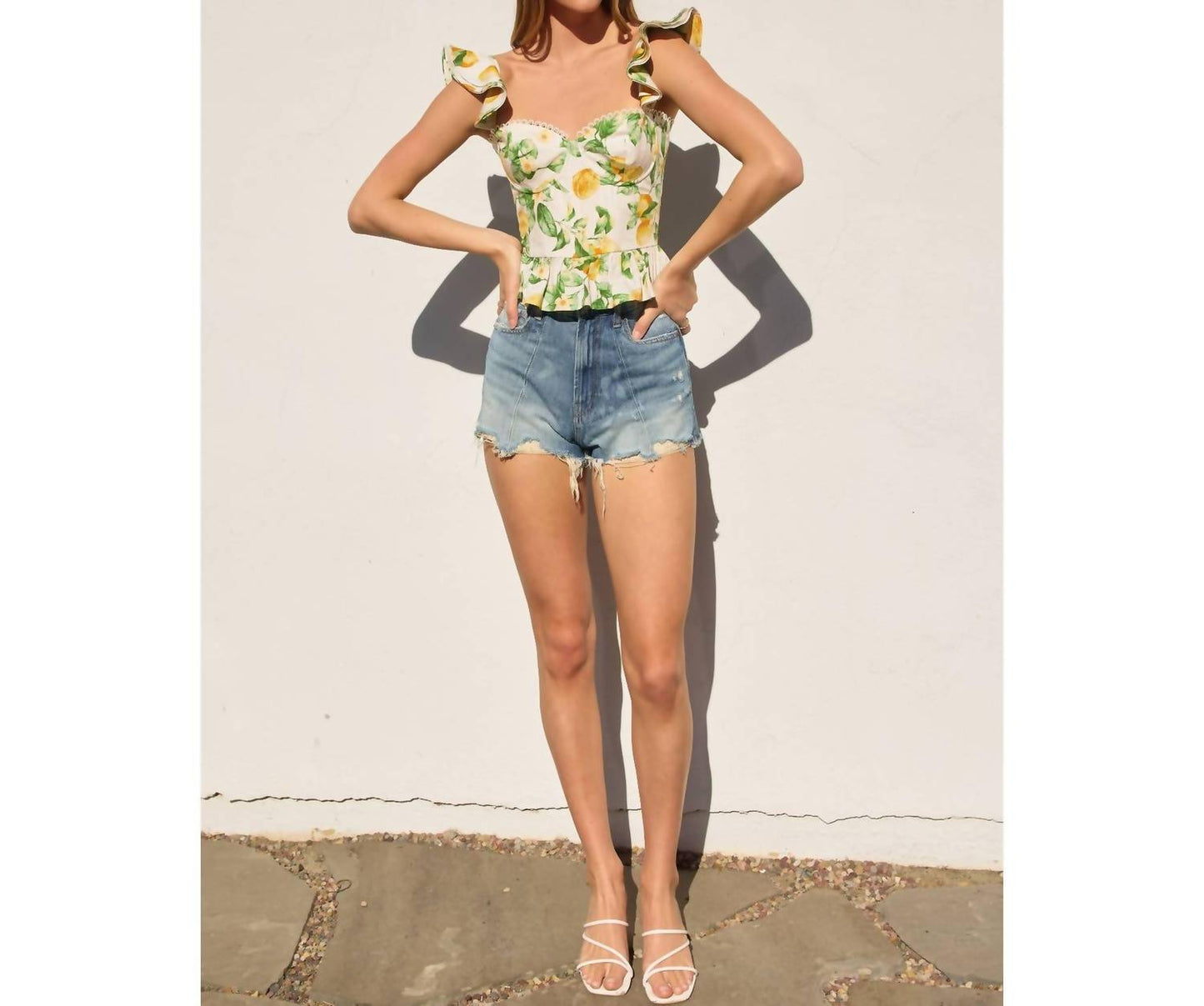 Dress Forum - Corset Flutter Top
