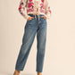 &Merci - Floral Knit Tie-front Sweater Cardigan