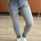 Judy Blue - Women's High Waist Tummy Control Release Hem Skinny Jeans