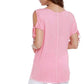 Angel - Beaded Cold Shoulder Top
