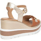 Nerogiardini - Women's Chain Ankle Strap Platform Wedge
