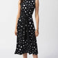Joseph Ribkoff - Polka Dot Belted Midi Dress