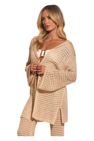 Cardigan de crochê Elan - Leilani