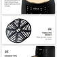 Arbaglobal Smart Touch Digital Electric Air Fryer