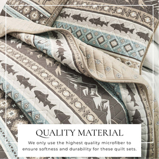 3-Piece Lodge Quilt - Yosemite Collection