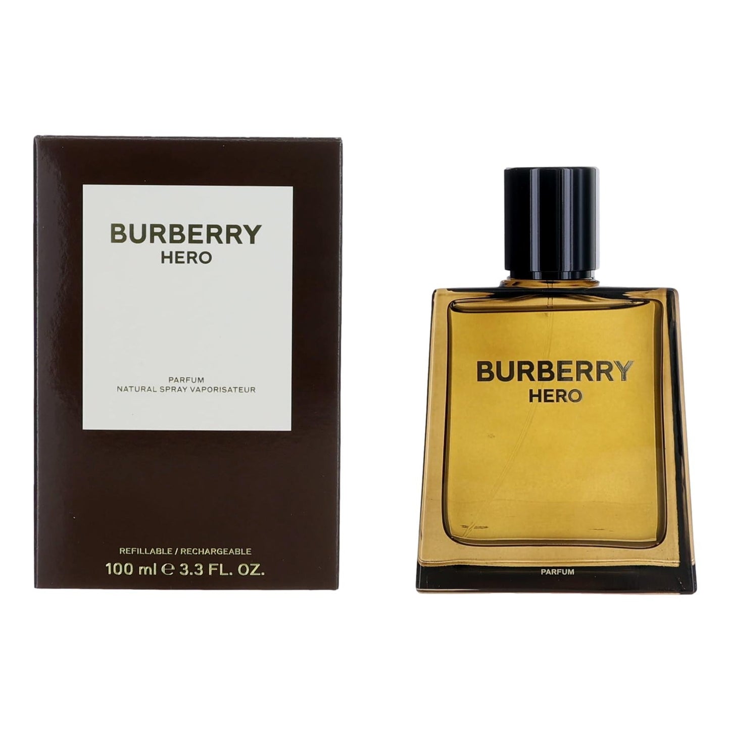 Burberry Hero Eau De Parfum Spray for Men 3.3 Oz