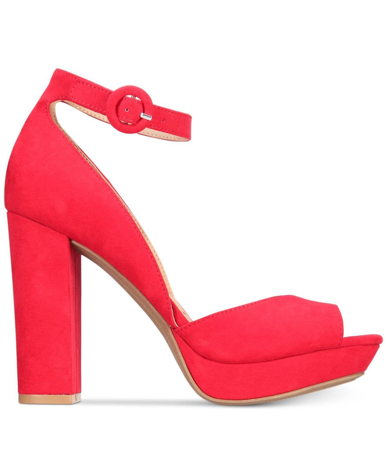 Sandálias femininas American Rag Reeta com salto bloco e plataforma, tamanho M