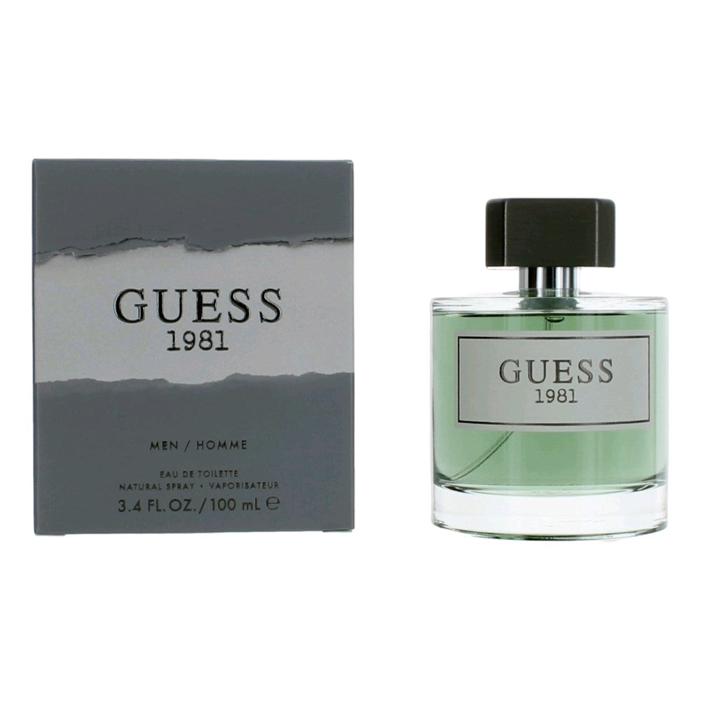 Guess 1981 Eau De Toilette Spray for Men 3.4 Oz
