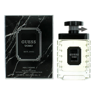 Guess Uomo Eau De Toilette Spray for Men 3.4 Oz