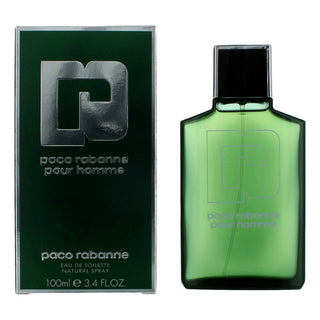 Paco Rabanne Pour Homme Eau De Toilette Spray For Men 3.4 Oz