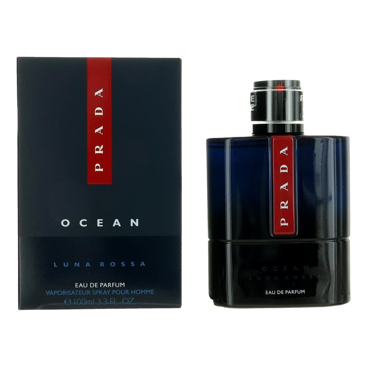 Prada Luna Rossa Ocean Eau de Parfum Spray for Men 3.4 Oz