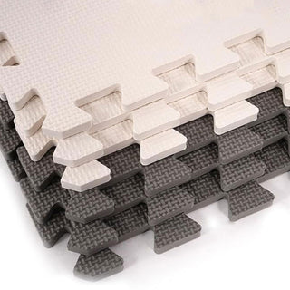 Tapete de exercícios de espuma com encaixe de 16 peças BalanceFrom Fitness