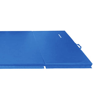 Tapete de ginástica dobrável multiuso BalanceFrom 4' x 8' x 2", azul