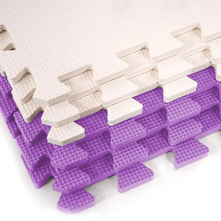 Tapete de exercícios de espuma com encaixe de 16 peças BalanceFrom Fitness