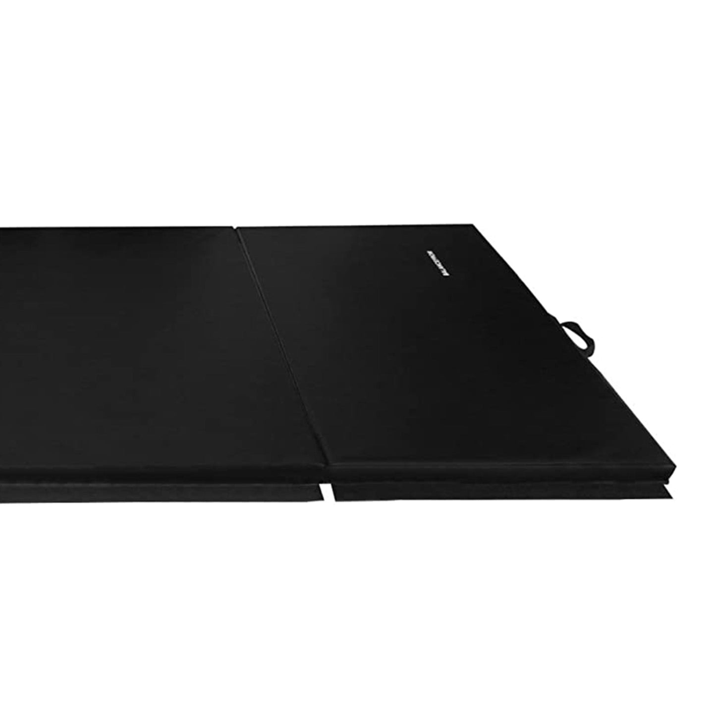 Tapete de ginástica dobrável multiuso BalanceFrom 4' x 8' x 2", preto