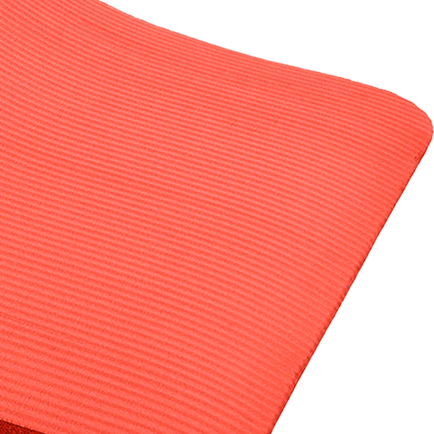 Tapete de exercícios BalanceFrom Fitness GoCloud 1" extra grosso com alça de transporte, vermelho