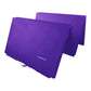 Tapete de ginástica dobrável multifuncional BalanceFrom 4' x 8' x 2", roxo