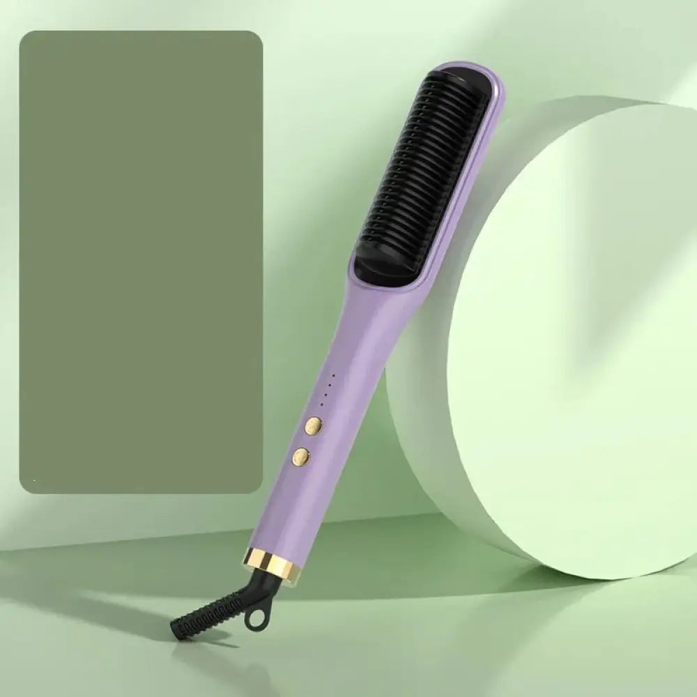 Anion Negative Ion Hair Straightener and Curler Comb