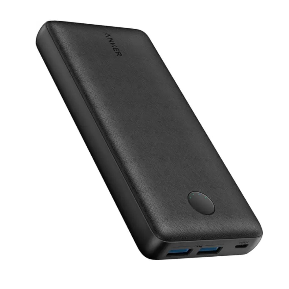 Carregador portátil de celular Anker PowerCore Select 20k mAh com duas portas - Preto