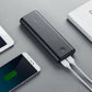 Carregador portátil de celular Anker PowerCore Select 20k mAh com duas portas - Preto