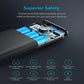Carregador portátil de celular Anker PowerCore Select 20k mAh com duas portas - Preto