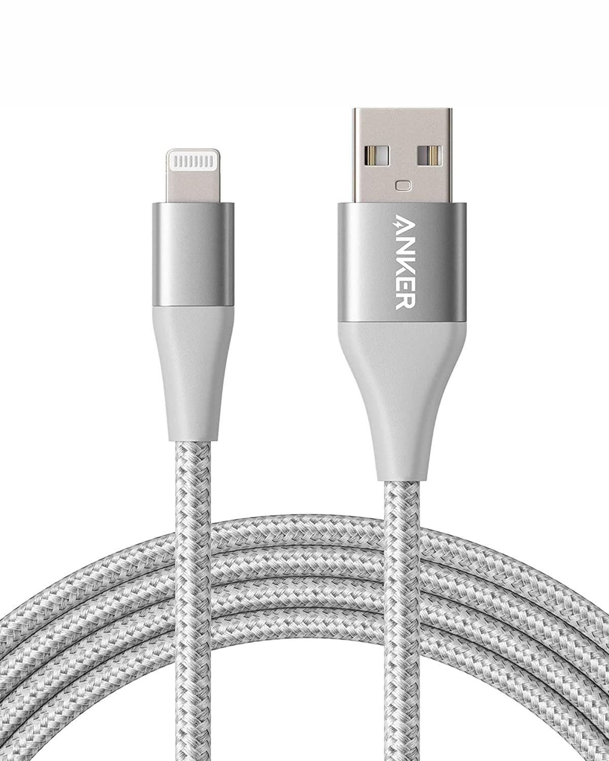Anker - Cabo Powerline+ II USB-A para Lightning de 1,8 m - Prata