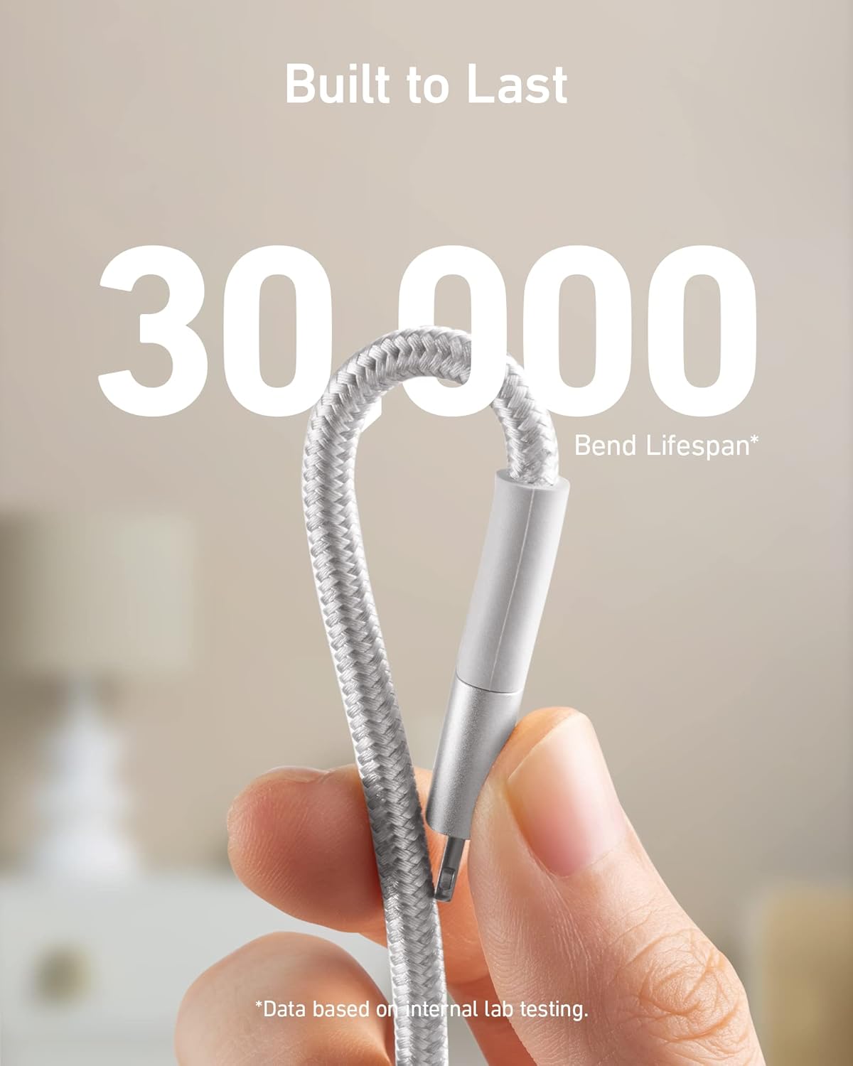 Anker - Cabo Powerline+ II USB-A para Lightning de 1,8 m - Prata