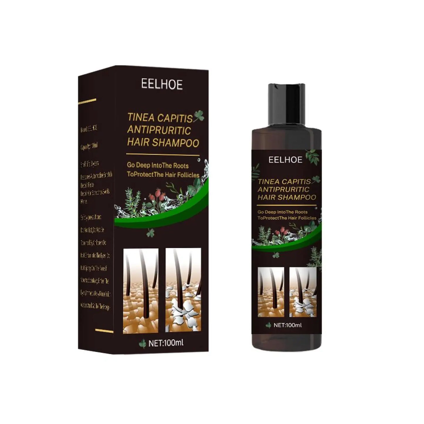 Anti-dandruff Shampoo for Itch Relief and Oil Control