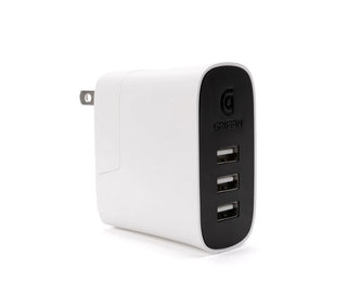 Griffin Powerblock Ultra Powerful 3-Port USB with Charge Sensor - White