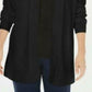 Karen Scott Cardigan Feminino Aberto na Frente Preto Tamanho Pequeno