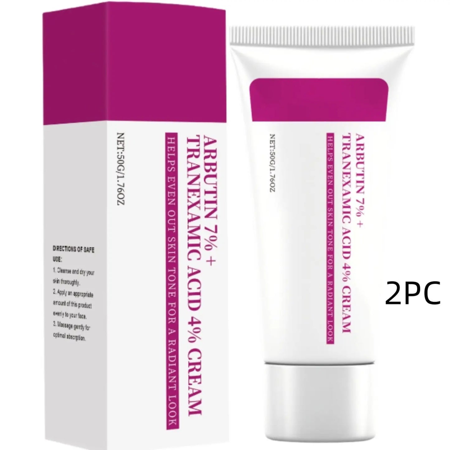 Arbutin 7% and Tranexamic Acid 4% Brightening Cream