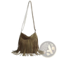 Artistic Tassel Canvas Shoulder Bag for Travel