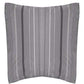 Oake Astor Percale Euro Sham Striped Gray