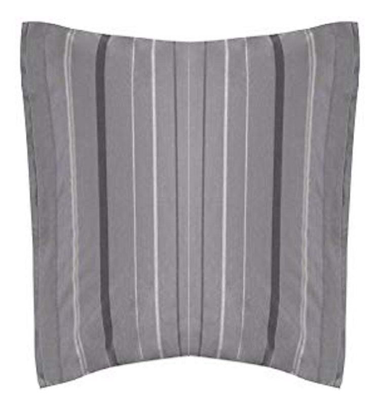 Oake Astor Percale Euro Sham Striped Gray