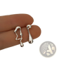 Asymmetric Liquid Silver Lava Stud Earrings