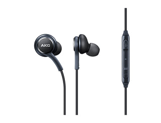 Fones de ouvido Samsung AKG para Galaxy S8 e S8 Plus com gel extra, cinza, a granel