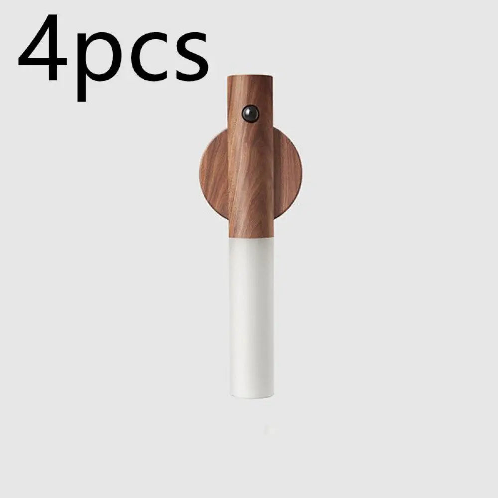 Magnetic Wooden Motion Sensor Led Night Light