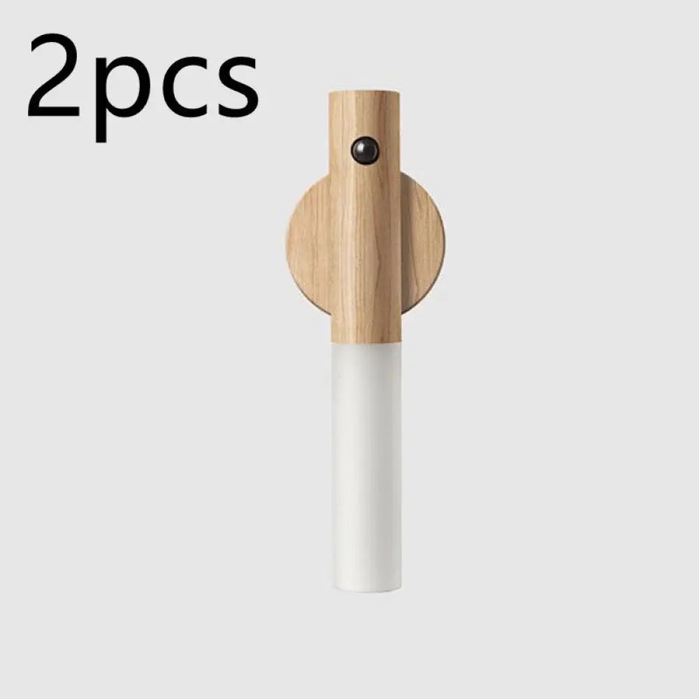 Magnetic Wooden Motion Sensor Led Night Light