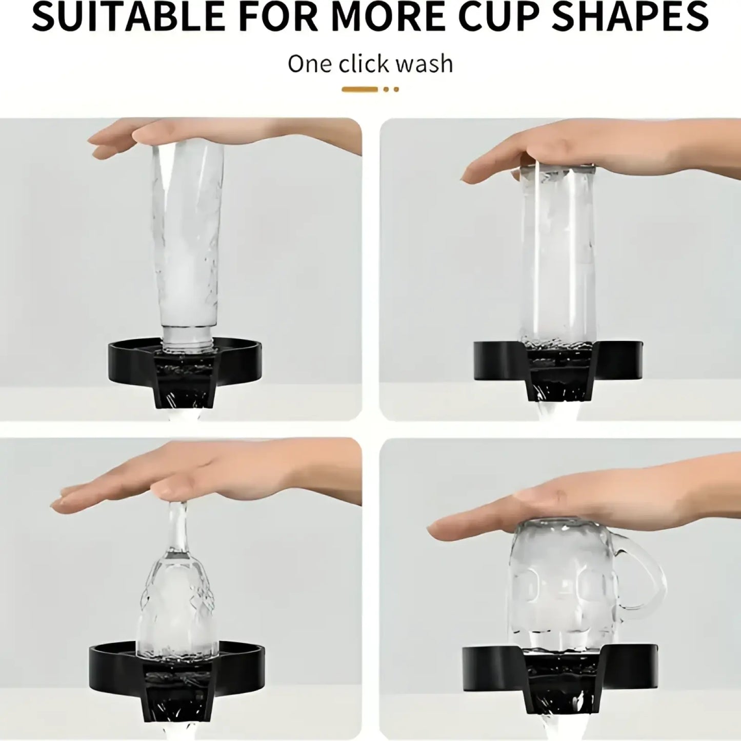 Automatic Kitchen Sink Cup Flusher and Glass Washer