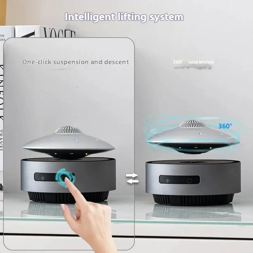 Floating Ufo Magnetic Levitation Bluetooth Speaker with Led